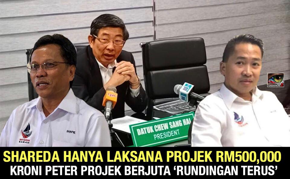 Dua darjat: SHAREDA laksana Projek RM500,000, Kroni Peter Anthony projek berjuta 'Rundingan Terus'