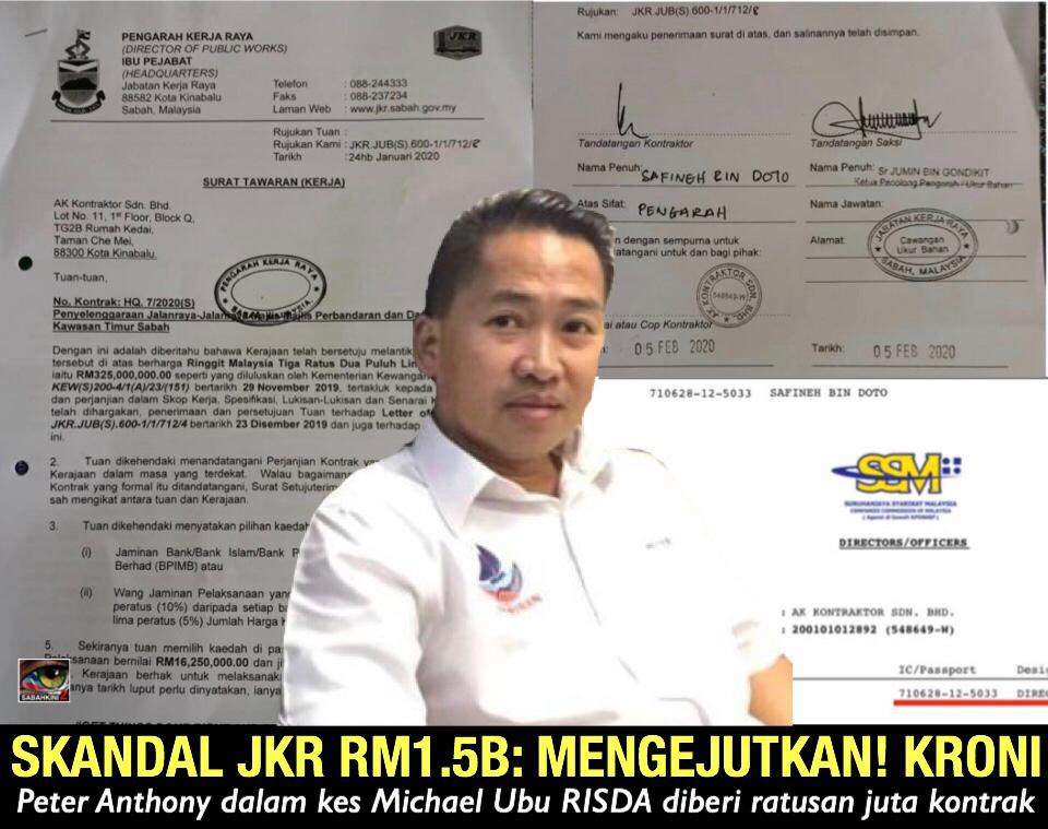 Skandal JKR RM1.5B: Mengejutkan! Kroni Peter Anthony dalam kes Michael Ubu RISDA diberi ratusan juta kontrak