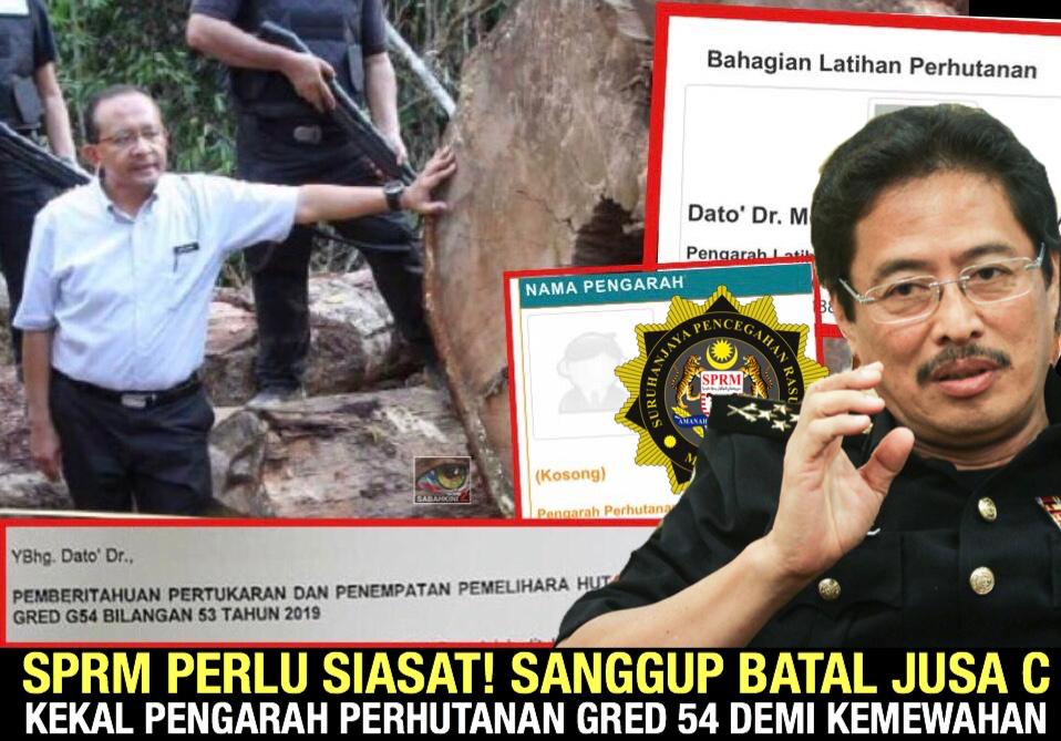 SPRM perlu siasat pegawai engkar arahan tukar, sanggup batal JUSA C, kekal Pengarah Gred 54 demi kemewahan!