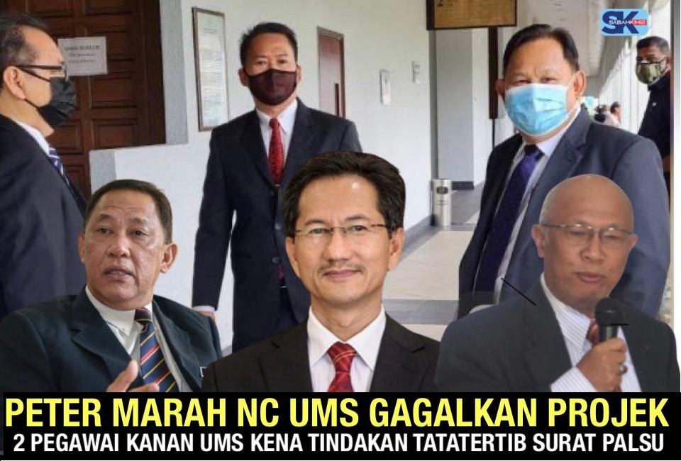 Peter marah NC UMS gagalkan projek, 2 pegawai kanan UMS kena tindakan tatatertib surat palsu